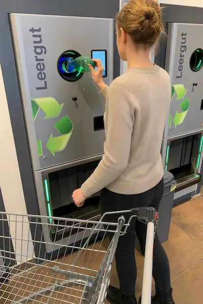 Pfandrückgabe im Einzelhandel